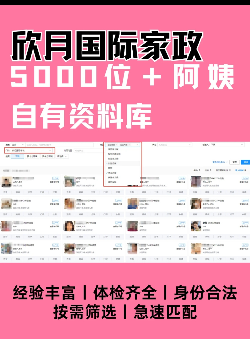 Xinyue International Hogar, empresa profesional y oficial de servicios domésticos para familias chinas en el extranjero - niñera con alojamiento en Estados Unidos63467938238467121