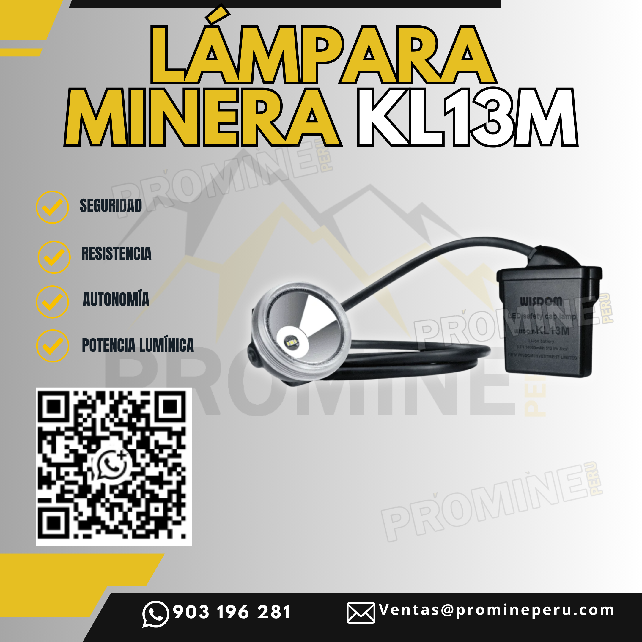 Provide Professional LED Miner Lamp KL13M Service