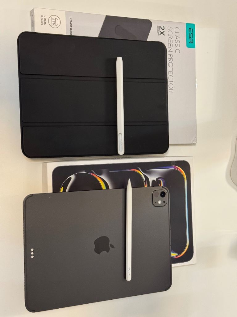 New iPad Pro 11 with Case and Screen Protectors