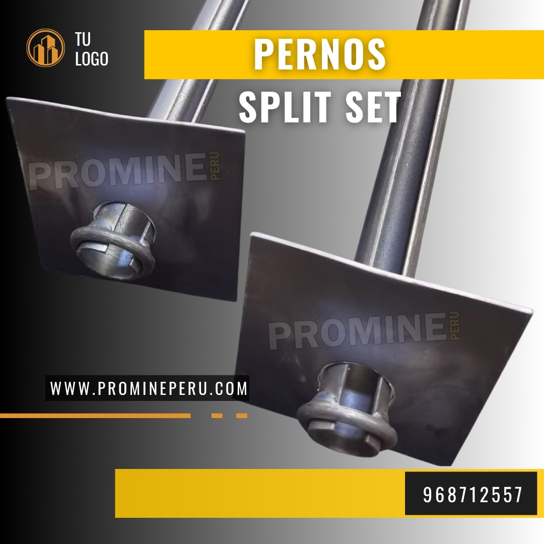 Servicio Profesional de Pernos Split Set para Minería
