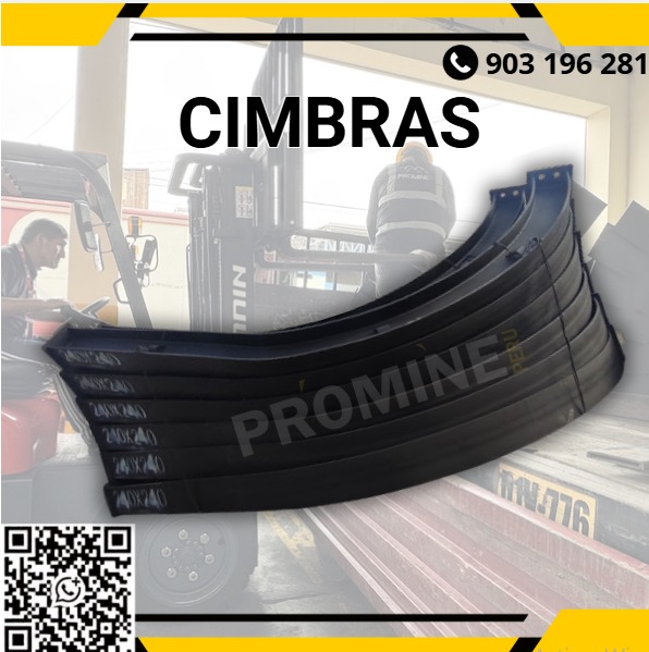 Servicio de suministro de cimbras metálicas para túneles