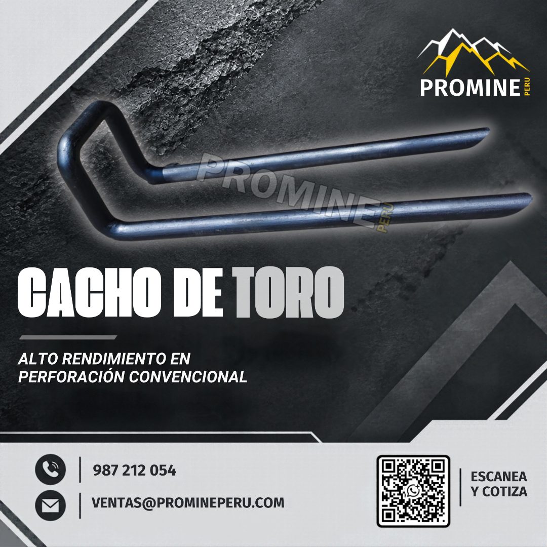 Servicio de perforación convencional con cacho de toro