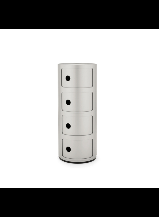 SIDETABLE - COMPONIBILI BIO 4 DRAWER SILVER64974580402306120