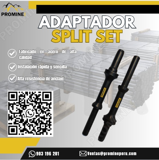 Servicio Profesional de Adaptadores Split Set para Minería