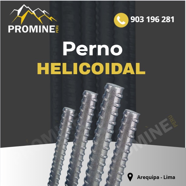 Suministro de Pernos Helicoidales de Alta Resistencia - Servicio Perú