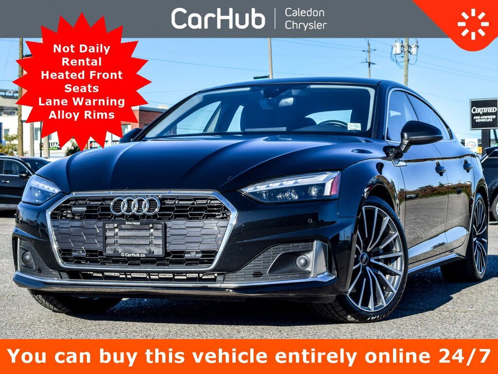2023 Audi A5 Sportback Komfort Quattro Sunroof 10.1Display Blind Spot Lea