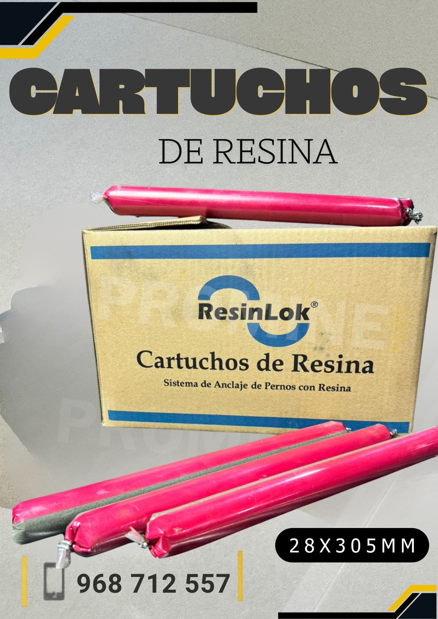 Resin Cartridge Service for Bolt Anchoring