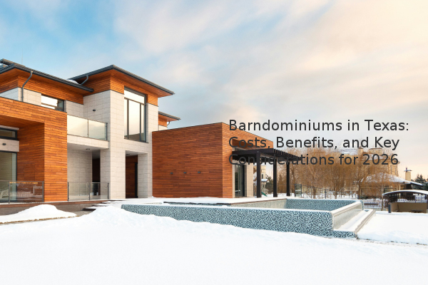 Barndominiums in Texas: Costs, Benefits, and Key Considerations for 2026 Barndominiums in Texas: Costs, Benefits, and Key Considerations for 2026