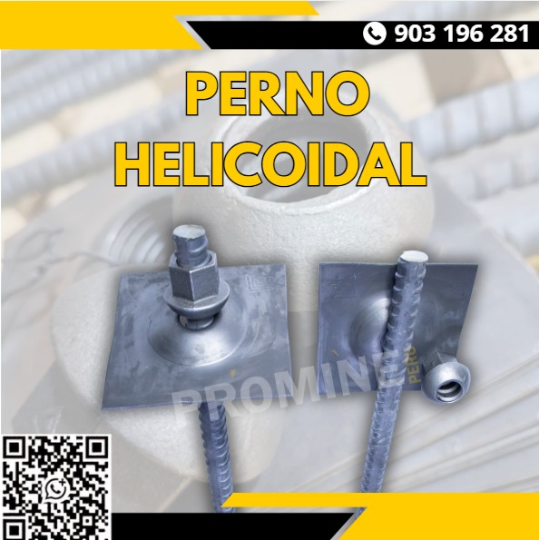 Servicio de suministro de pernos helicoidales para anclaje