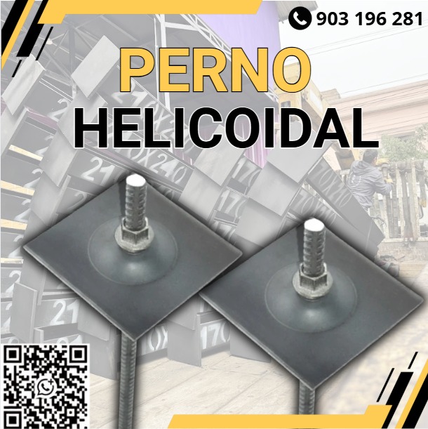 Servicio de cotización para pernos helicoidales de anclaje