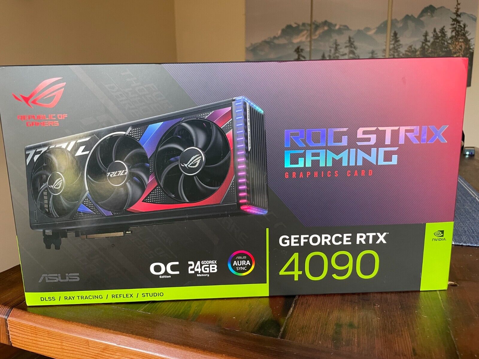 Tarjeta gráfica ASUS ROG Strix RTX 4090 OC de 24 GB - Nueva