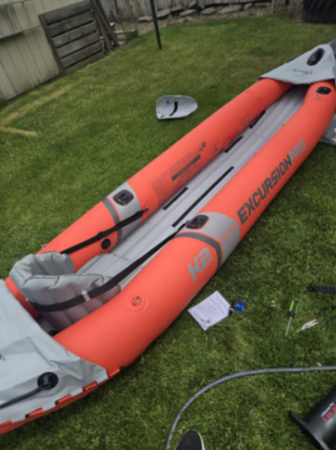 Conjunto de kayak hinchable Intex Excursion Pro para 2 personas - Usado - Buen estado63081746642049120