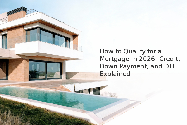 How to Qualify for a Mortgage in 2026: Credit, Down Payment, and DTI Explained How to Qualify for a Mortgage in 2026: Credit, Down Payment, and DTI Explained